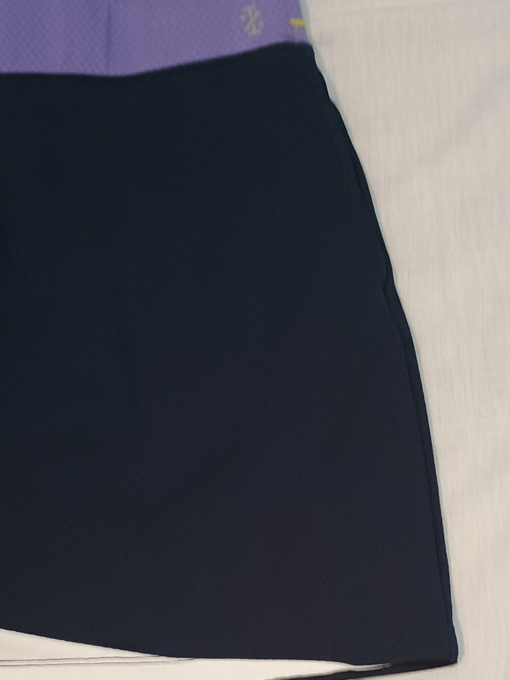 Izod Golf/Skort/Womens M/Navy White Colorblock Tennis Pickleball Athleisure Chic - Picture 8 of 9